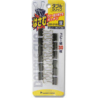 DBR-5P-BK Wクリップ 12個 007500820 1セット（10パック）（直送品）