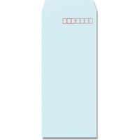 シモジマ カラー封筒 長4 パステルブルー 007529010 1セット(1袋(100枚)×10)