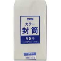 【ケース販売】シモジマ HEIKO カラー封筒 角8 スカイ 007529508  1ケース(100袋入×10袋 合計1000袋)（直送品）