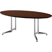プラス 会議テーブル スタンダードテーブル オーバル天板