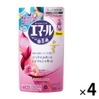 【アウトレット】花王 エマール アロマティックブーケの香り つめかえ 400mL 1セット(4個：1個×4)