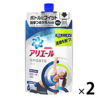 【アウトレット】アリエールジェル プラチナスポーツ 詰め替え 720g 1セット（2個入） 洗濯洗剤 抗菌 P&G