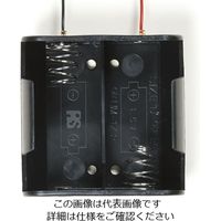 タカチ電機工業 SN型電池ホルダー SN1-2-P 1袋(20個) 62-8341-68（直送品）