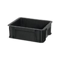 積水化学工業 積水 導電コンテナ Tー9 黒 1個 114-3439（直送品）