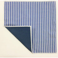 スマートポケットチーフ ブルーストライプ SPC8505 1セット（6個入） 藤栄（直送品）