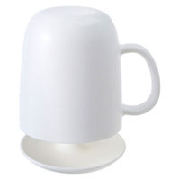 コップ取っ手付き スタンドセット ホワイト W613W 1個 マーナ