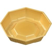 エフピコ SU-八角20-47P（V）本体 市松金 43628020 1箱（600枚：50枚入×12袋）（取寄品）