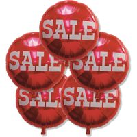 宝興産 IB丸18.<SALE>Mレッド 0201312304 1セット(5袋入)