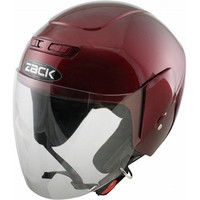 TNK工業 TNK ZR-10 シールド付きジェットヘルメット マルーン Fサイズ 510854（直送品）