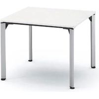 【組立設置込】イトーキ テーブル DEシリーズ ホワイト 幅900×奥行900×高さ700mm DDE-0997F-W9 1台（直送品）