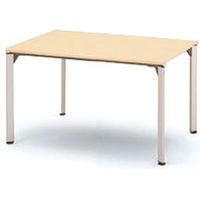 【組立設置込】イトーキ テーブル DEシリーズ フェアメープル 幅1500×奥行750×高さ700mm DDE-1577F-97 1台（直送品）