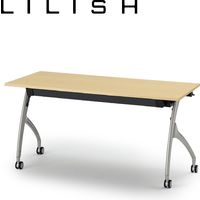 イトーキ 折りたたみテーブル リリッシュ2 プレーン天板タイプ（幕板なし） K（アールタイプ）