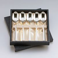 小林工業 エメラルド金彩 5pc.ティースプーンセット 5-04805-0103 1セット（直送品）