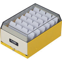 カール事務器 カードファイルケース イエロー 名刺収容400枚 CFC-400-Y 3個（直送品）