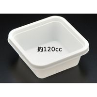 スミ 惣菜容器 スーパーレンジ K角83 白 本体 8S83101 1セット(2000枚:100枚×20袋)