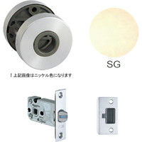 川口技研 ミニケース丸座空錠セット LS-1M-SG B/S 51mm 1セット（直送品）