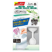 トワイト 固形クリーナー貼るタイプ フルーティーリーフの香り 1箱（2個入） トイレ芳香洗浄剤 アース製薬