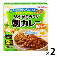 【アウトレット】ハウス食品 めざめるカラダ朝カレー 野菜キーマ中辛 1セット（150g×2個）