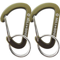 中林製作所 冒険倶楽部 ミリタリーカラビナ 4mm MCB-2 1セット（直送品）