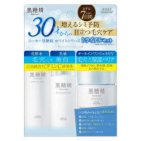 黒糖精プレミアムホワイト ミニボトル3点セット（化粧水+乳液+オールインワンジェル）コーセーコスメポート