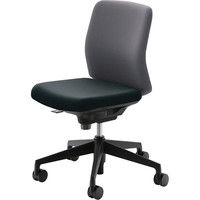 【組立設置込】内田洋行 カリッサ/CRF-105C-BT PU 座黒T グレイ/ブラック 5-348-3511 1脚（直送品）