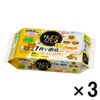 【アウトレット】大王製紙 キレキラ！１枚で徹底トイレおそうじシート リラックマ企画品つめかえ用 ２０枚 1セット(60枚：20枚入×3)