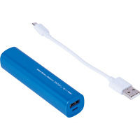 ナカバヤシ モバイルバッテリー/2600mAh/ブルー MB-0157BL 1個（直送品）
