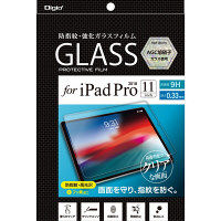 ナカバヤシ iPadPro11ガラスフィルム/光沢指紋防止 TBF-IP182GFLS 1個（直送品）