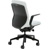 【組立設置込】内田洋行クレネ（KRENE）/KRA-310BC PA クロス ハイシェル L型肘 ブラック/ホワイトグレイ 5-353-3112 1脚（直送品）