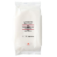 無印良品 流せるトイレ掃除シート 20枚入・約縦160×横250mm 02526252 良品計画