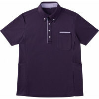 自重堂 半袖BDポロシャツ（男女兼用） パープル S WH90918（取寄品）