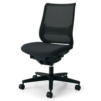 【組立設置込】コクヨ オフィスチェア ミトラ ランバーサポート付 フローリング用 ブラック×ブラック 1脚（直送品）