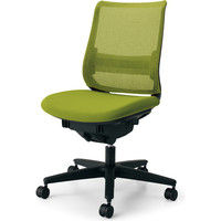 【組立設置込】コクヨ オフィスチェア ミトラ ランバーサポート付 フローリング用 ブラック×ライトオリーブ 1脚（直送品）