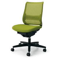 【組立設置込】コクヨ オフィスチェア ミトラ ランバーサポート付 カーペット用 ブラック×ライトオリーブ 1脚（直送品）