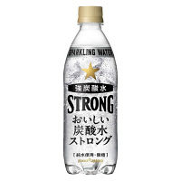 ポッカサッポロ おいしい炭酸水 ストロング 500ml 1箱（24本入）