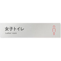 フジタ 会社向けICON B-NT2-0206女子トイレ 平付型アルミ（直送品）