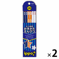 【アウトレット】トンボ鉛筆 かきかた鉛筆プリントM2B 1セット(24本：12本入×2） KB-KRM03-2B