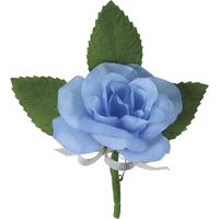 アーテック コサージュ ミニバラ ブルー 75024 6個（直送品）