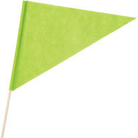 アーテック 三角旗 不織布 黄緑 3195 8本（直送品）