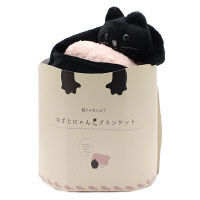 【アウトレット】ほんやら堂 膝上にゃんこブランケット HOT85185 1個