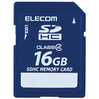 エレコム SDHCカード/データ復旧サービス付/Class4/16GB MF-FSD016GC4R 1個