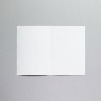 ムトウユニパック kotonoha A5+二折カード CR ホワイト 58030204 1箱（50枚入）（直送品）