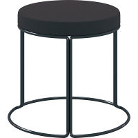 【組立設置込】コクヨ CK-750 ロースツール 黒脚 ブラック 1脚（直送品）