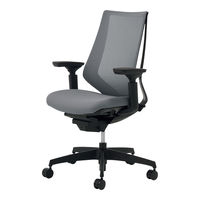 【組立設置込】コクヨ デュオラ ハイバック 可動肘 ランバーサポート無 樹脂脚ブラック メッシュ フローリング用 ブラック×ソフトグレー 1脚（直送品）