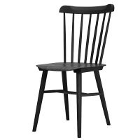 【軒先渡し】オリバー PLACE2.5 木製椅子 ウィンザーチェア ブラック S・CW-B421・BK 1脚（直送品）