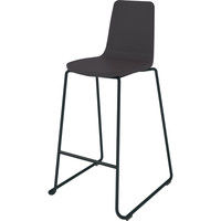 【組立設置込】コクヨ ミケット ハイチェア 黒脚 張りぐるみ 布 ディムグレー 1脚（直送品）