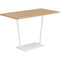 【組立設置込】コクヨ リージョン ハイテーブル T字脚 角形 白脚 メラミン天板