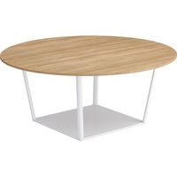 【組立設置込】コクヨ リージョン ミドルテーブル 円形 白脚 メラミン天板