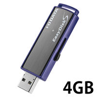 USB3.1 Gen1対応 セキュリティUSBメモ ED-S4/4GR アイ・オー・データ機器（直送品）