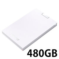 バッファロー SSD-PG480U3-WA/USB3.1（Gen1） SSD-PG480U3-WA 1個
